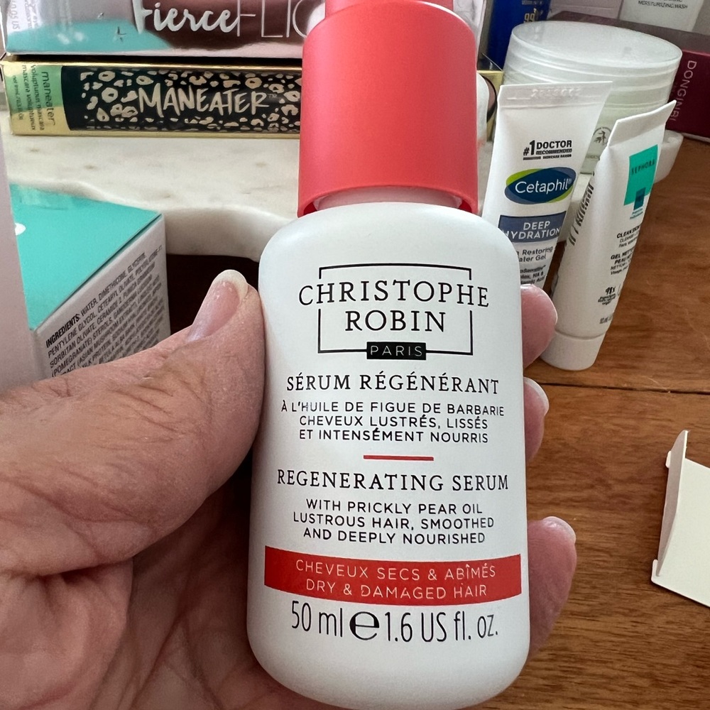 Christophe Robin Regenerating Hair Serum with prickly pear oil. 50 ml - Picture 3 of 12
